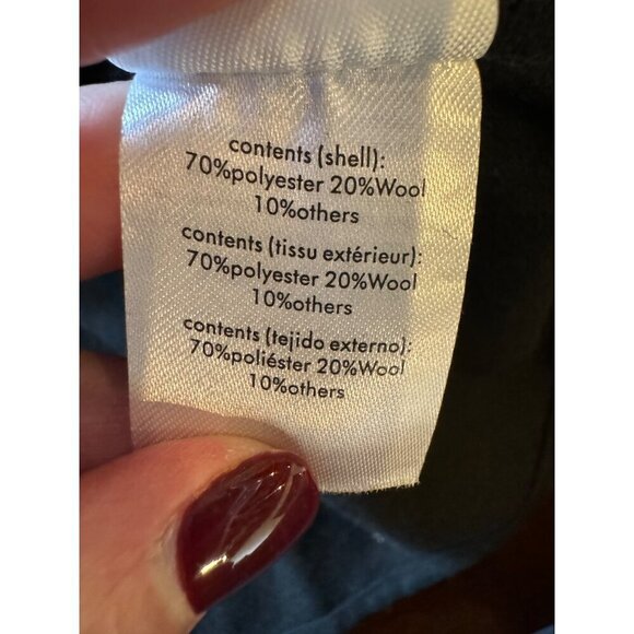 Weworewhat Shirt Women 18 Black Wool Blend Strapless A Line Top NWT Gothic - Picture 12 of 12